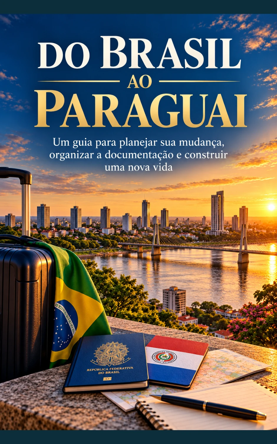 Capa oficial da edição ilustrada do e-book Do Brasil ao Paraguai